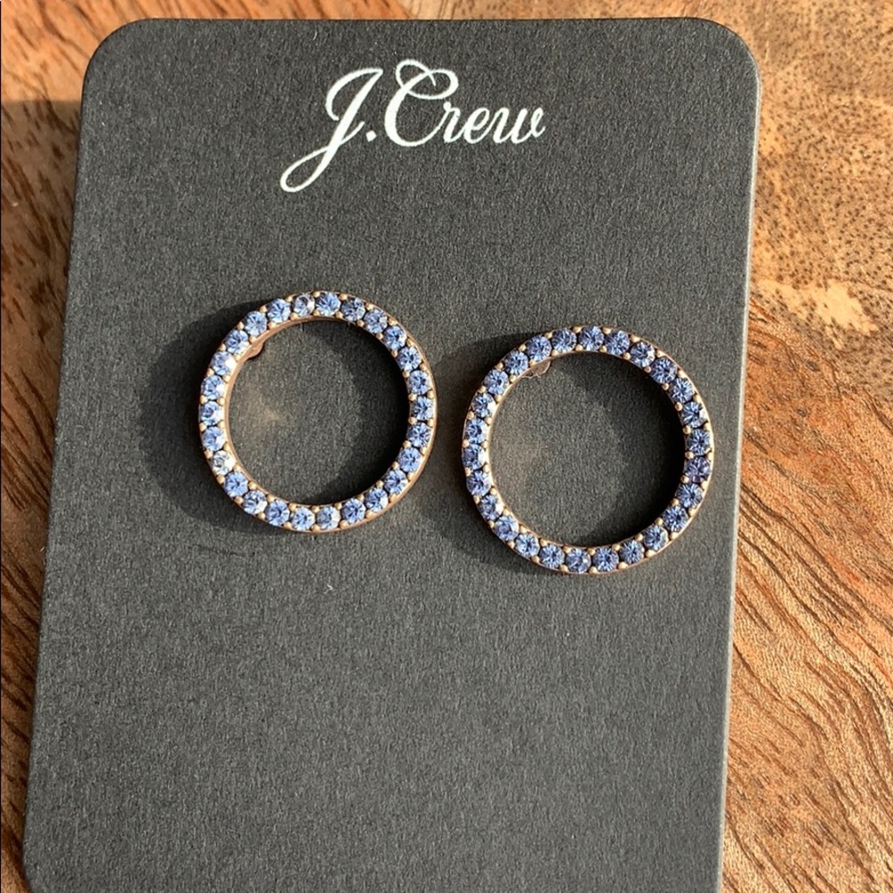 🏷NWT J.Crew pavé Circe earrings - Picture 4 of 7